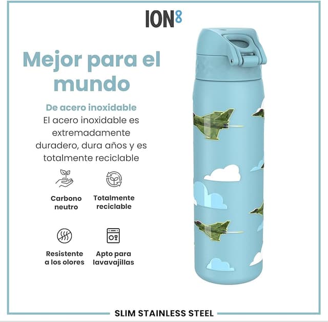 Thumbnail 4 de ion8 Botella Agua Inox 600 ml, sin aislamiento 💧