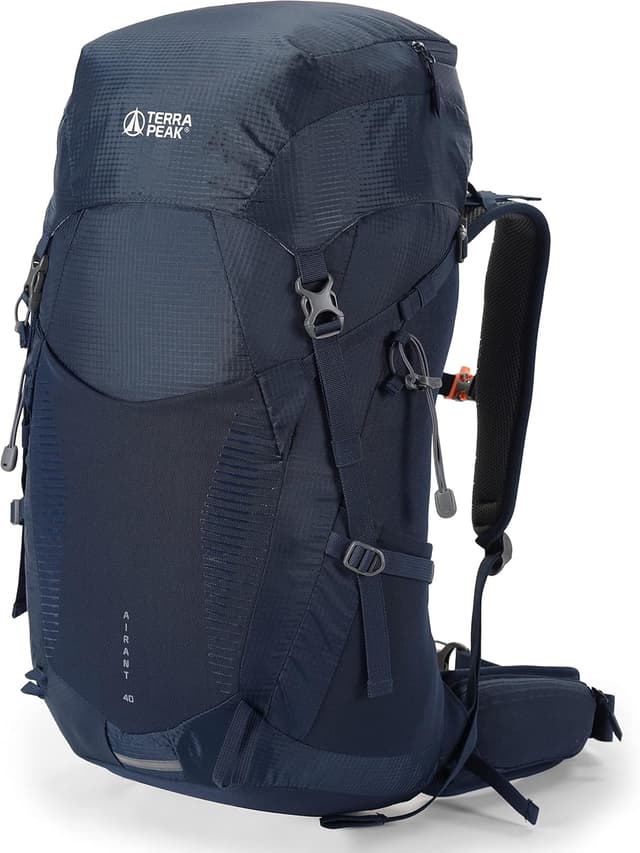 Detalle de Terra Peak® sac à dos de randonnée AIRANT 20/30/40 L en polyester Ripstop, avec ventilation Dynamic Air Flow