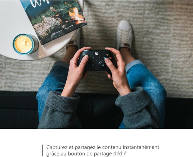 Thumbnail 4 de Xbox Manette sans Fil Carbon Black