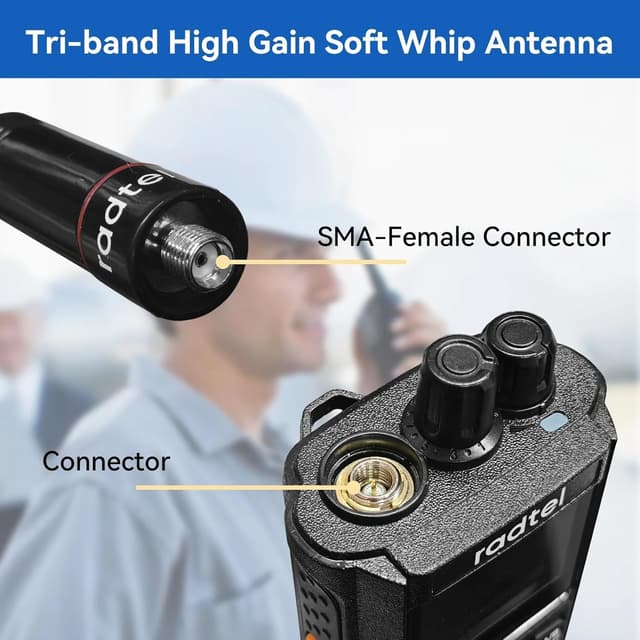 Thumbnail 3 de Radtel RHD-771S antenna tri-band 35 cm 📡