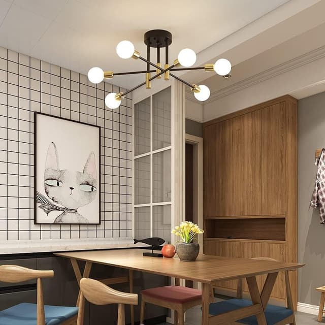 Detalle de Comely Lampadario Sputnik 6 luci E27