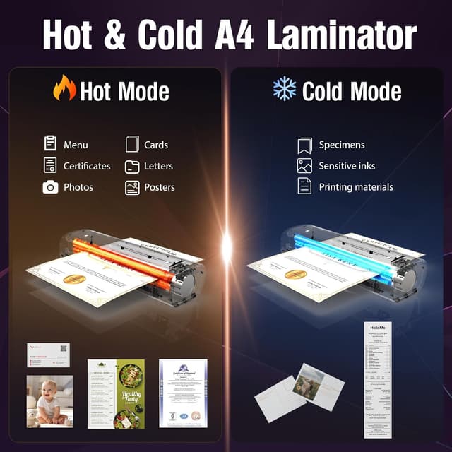 Detalle de OidoZac A4 Laminator 4 in 1