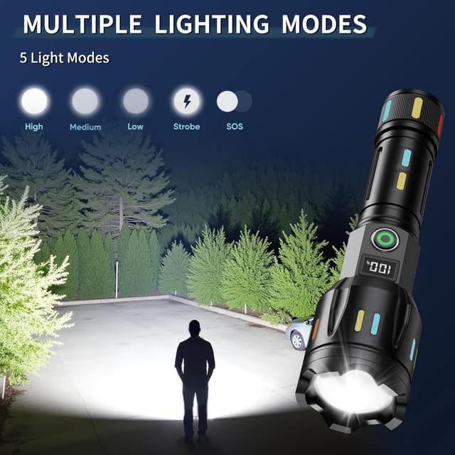 Thumbnail 3 de K Kasonic linterna LED recargable con zoom