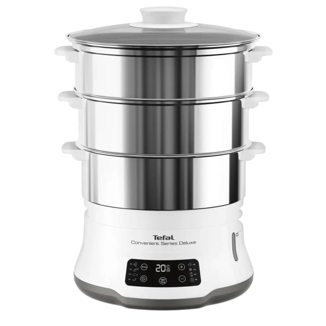 Detalle de Tefal VC502 con 8 programas de cocción 🥘