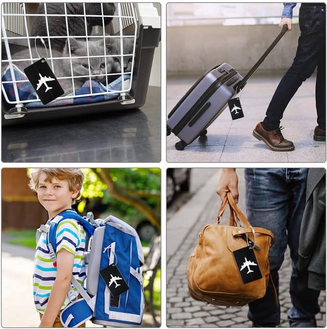 Thumbnail 5 de Vicloon Viaggio Bagagli Tag 4 pezzi nero