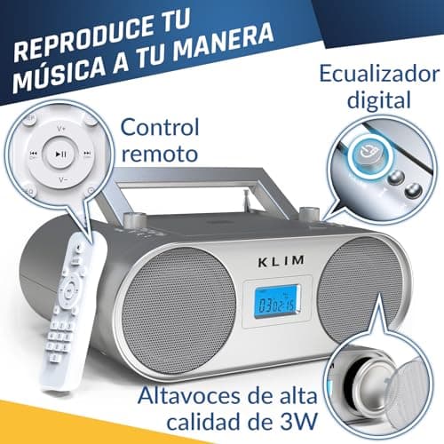 Thumbnail 5 de KLIM Boombox B4 poste radio CD portable