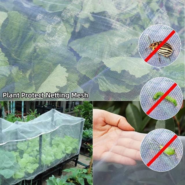 Detalle de Ultra Fine HDPE Gardening Mesh Netting for Pest and Bird Protection (2x5m)