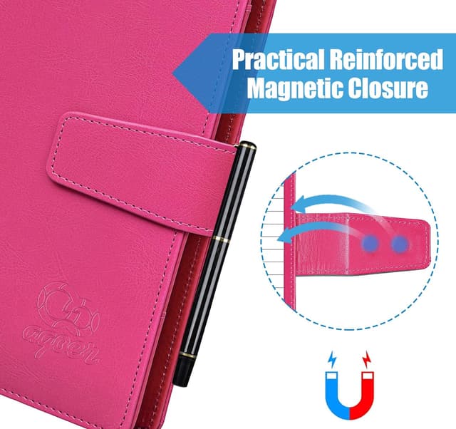 Detalle de Agoer Porte Bloc A5 rose rouge