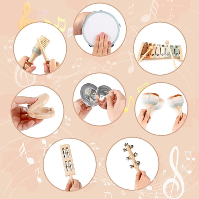 Thumbnail 5 de Strumenti Musicali Bambini Montessori Xilofono 3‑6 anni 🎶