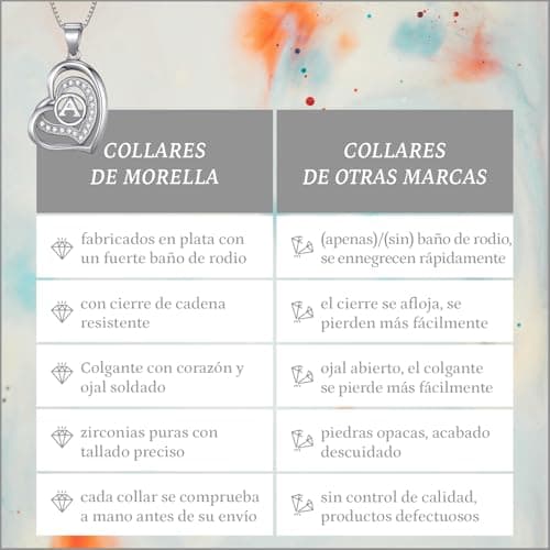 Thumbnail 2 de Morella Collar letra P 925 plata 46 cm