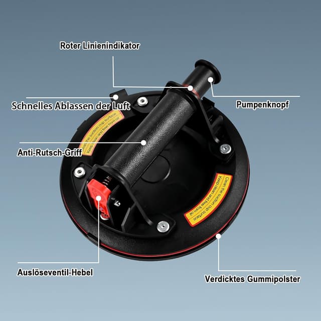 Detalle 2 de Philtool Glassauger 2er-Set 8" Saugheber