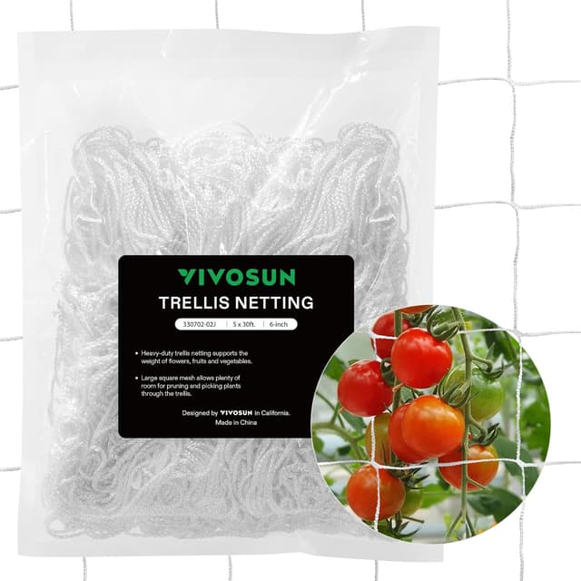 Detalle de VIVOSUN Rete in nylon resistente per traliccio da giardinaggio 1,5 x 9,1 m