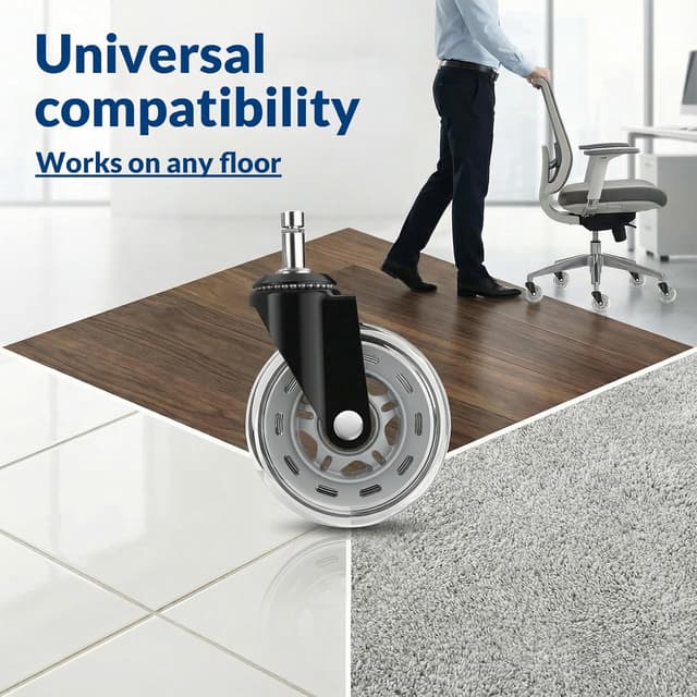 Thumbnail 4 de COSYLAND Office Chair Castors 650 lb