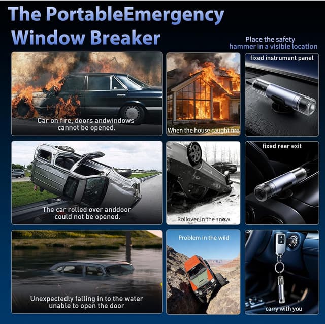 Thumbnail 4 de SKINNYON Car Safety Hammer 11 cm