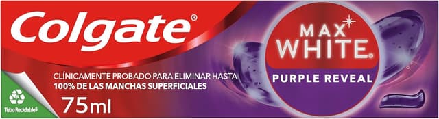 Thumbnail 4 de Colgate Max White Purple Reveal Pasta Blanqueadora, 12 uds 🦷