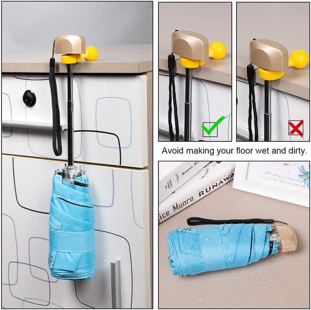 Detalle de Vicloon Ombrello Portatile pieghevole compatto anti-tempesta (UPF > 50+) da borsa