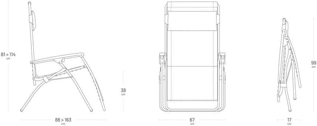 Thumbnail 2 de Lafuma MOBILIER Fauteuil Relax Zéro Gravité R Clip