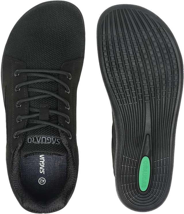 Detalle de SAGUARO DuckStride Luck I Knit Barfußschuhe (Unisex) mit weiter Zehenbox, Gr. 36–46