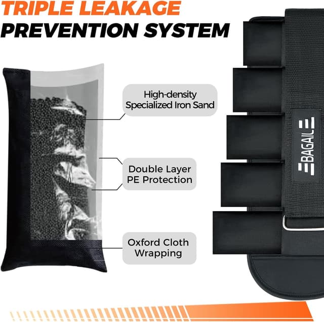 Detalle 1 de BAGAIL Verstellbare Knöchelgewichte 2er Set