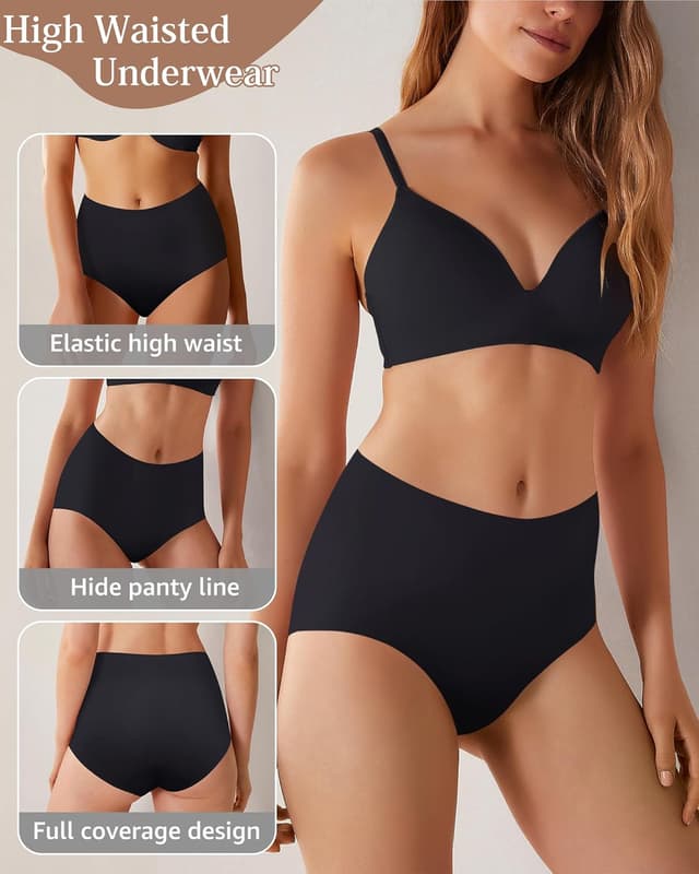 Thumbnail 3 de Levao bragas sin costuras cintura alta 5-pack