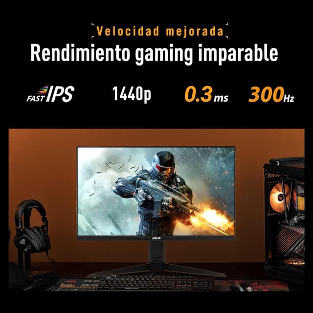 Thumbnail 6 de ASUS TUF Gaming VG27AQML5A Monitor 27" QHD 300 Hz