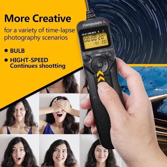 Thumbnail 1 de AODELAN Camera Shutter Remote Control for Canon