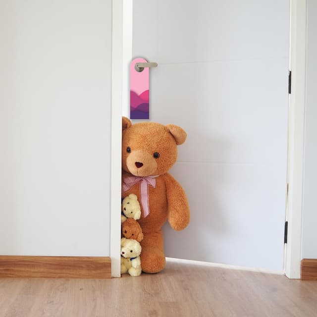 Thumbnail 4 de Bitte Nicht stören Türhänger Purple Waves 8x27 cm