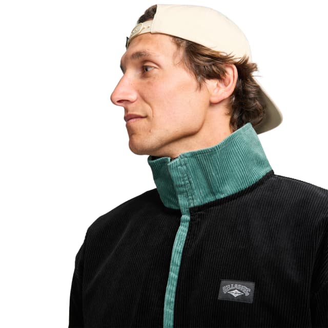 Detalle de Billabong Space Lobster: forro polar de hombre con media cremallera