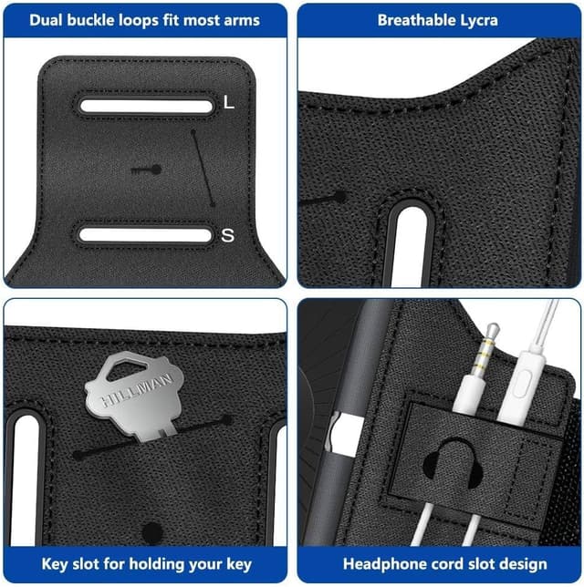 Thumbnail 5 de VUP Running Armband 360° Rotatable for 4–6.7 Inch Phones