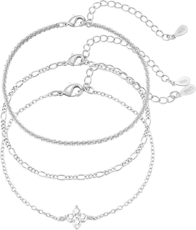 Detalle de Diorra Silberschmuck Armband Set 3er
