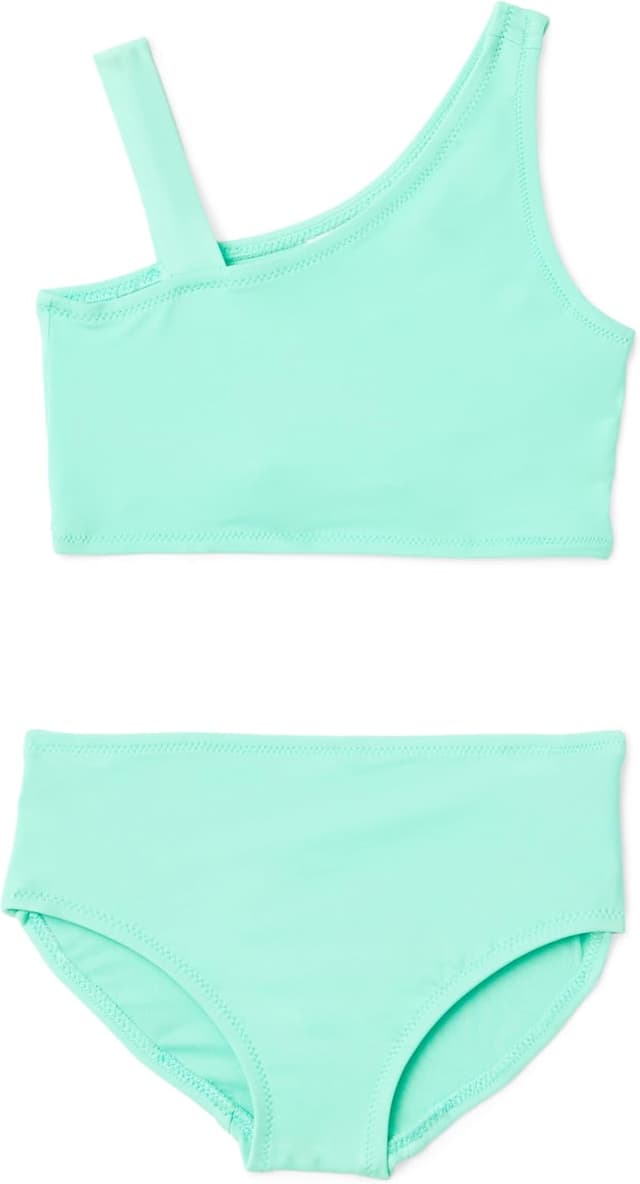 Thumbnail 6 de Maillot de bain deux pièces fille à une épaule Amazon Essentials