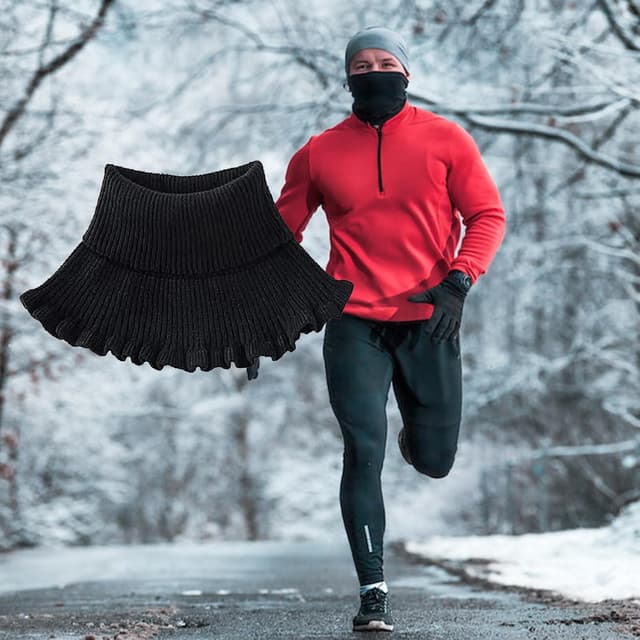 Detalle 2 de Krageneinsatz Schal Damen für Winterwetter