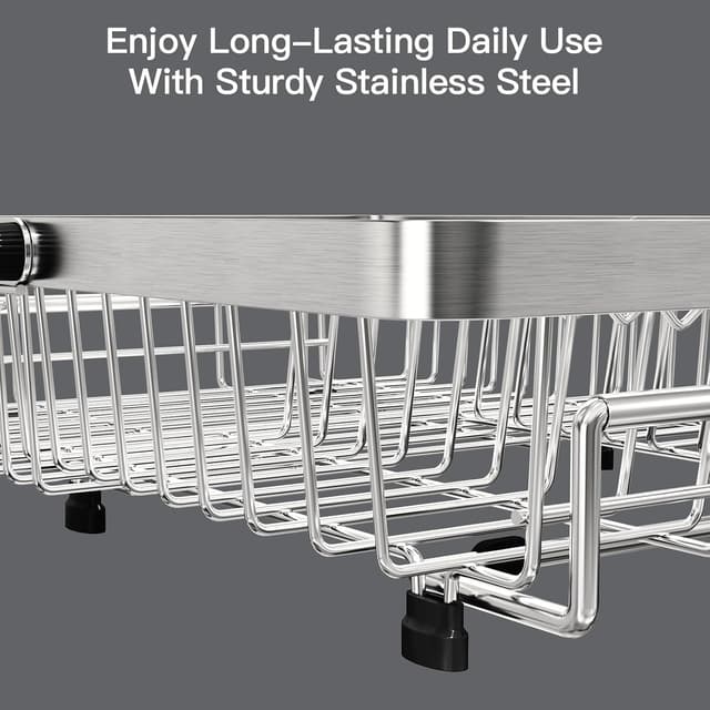 Thumbnail 4 de Expandable Over Sink Dish Drainer Rack 🍽