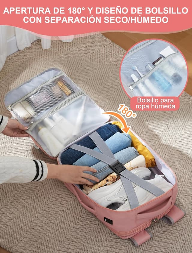 Thumbnail 5 de YOKGO Mochila Viaje Cabina 40x30x20 Expandible 25