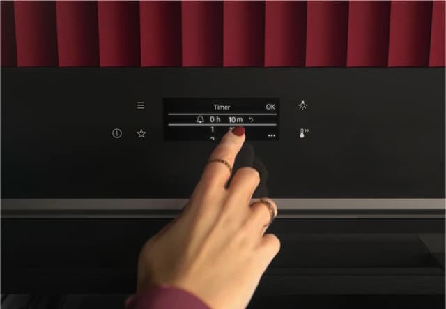 Detalle 2 de AEG TE7PB63ZAB Einbaubackofen mit MealAssist