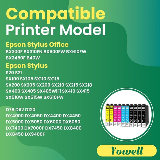 Detalle 2 de Yowell T0715 Cartuchos de impresora