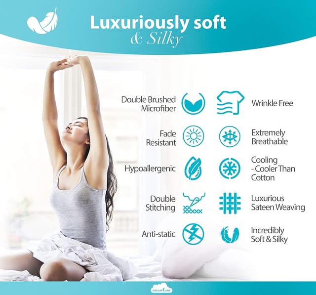 Thumbnail 4 de DREAMCARE King Size 6‑Piece Sheets Set 21