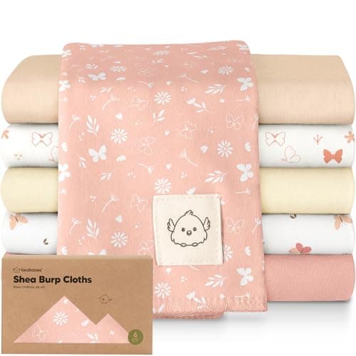 Imagen de Organic Burp Cloths - 6-Pack Ultra Soft Cotton Burping Cloths 🧷? en OfertitasTOP