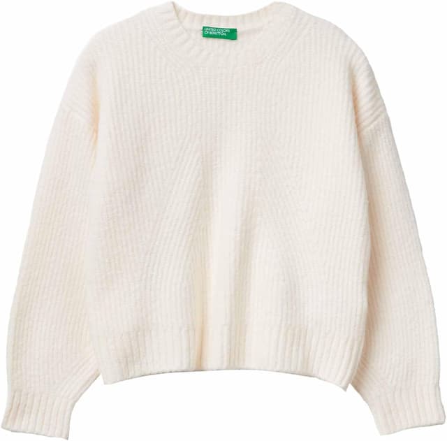 Detalle de United Colors of Benetton maglione girocollo per bambine e ragazze 1rg7c109l