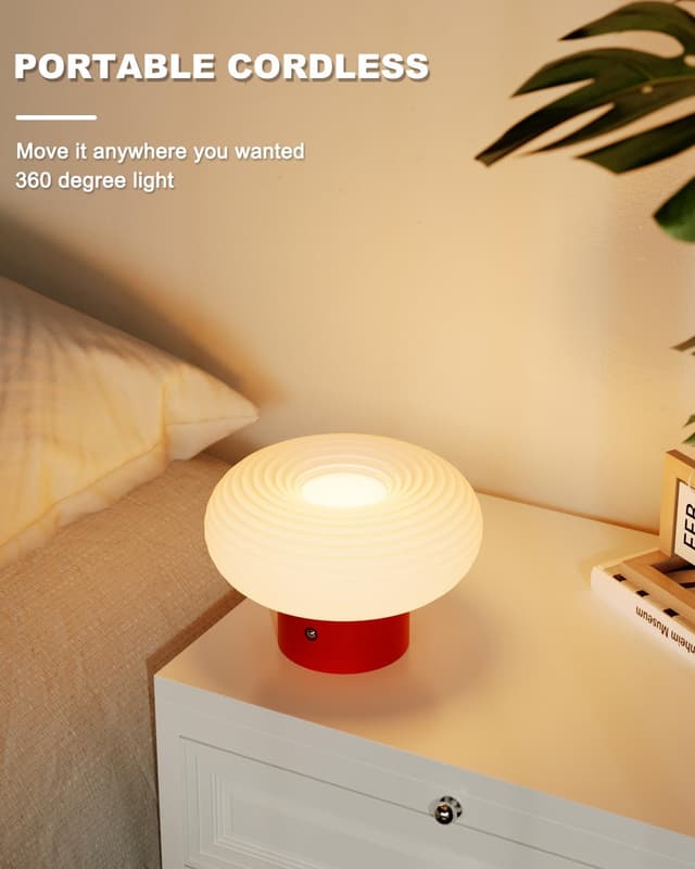 Detalle 2 de FANHAO Lampada da Tavolo LED dimmerabile 4000mAh