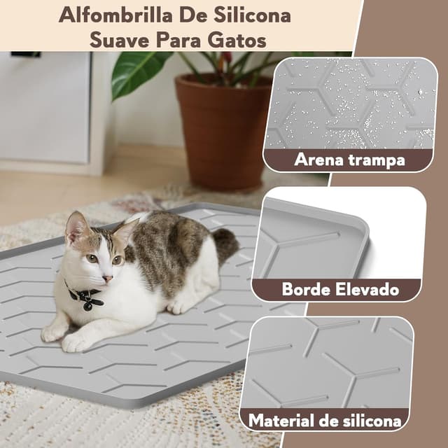 Thumbnail 2 de Garoopion Alfombra 86x56 cm para gato