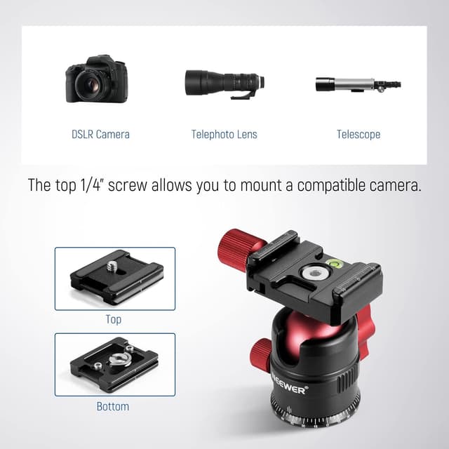 Thumbnail 3 de Neewer Tête sphérique 8 kg rotative