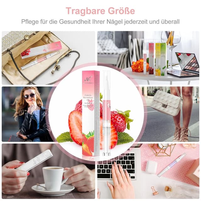 Thumbnail 6 de AISEELY Nagelöl Stift (Cuticle Oil) – Set mit 8 Nagelhaut-Ölstiften für gepflegte, weniger trockene Nägel