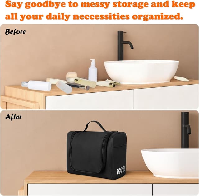 Thumbnail 4 de FITDON Large Hanging Toiletry Bag