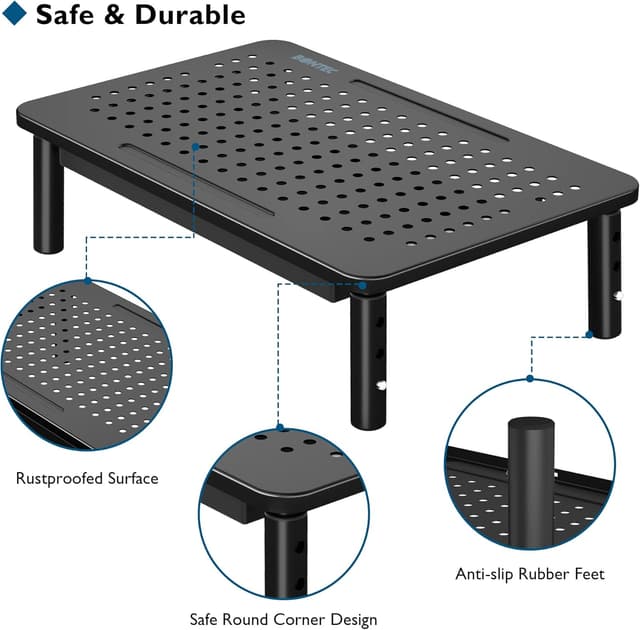 Thumbnail 4 de BONTEC Monitorständer mit Schublade 20 kg