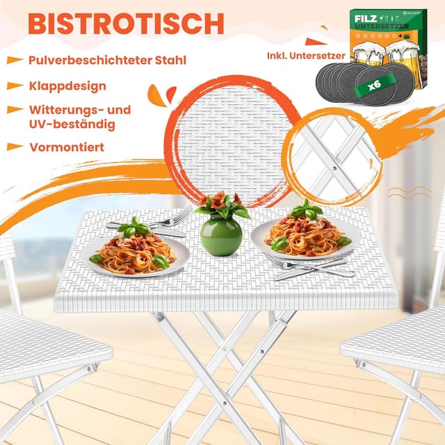 Thumbnail 2 de KESSER Balkontisch klappbar 60x47x73 cm