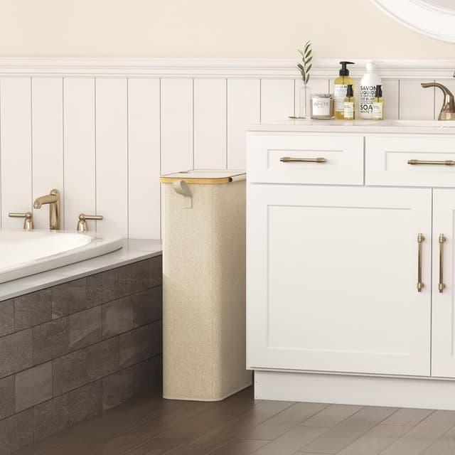 Detalle 2 de Lifewit 65L Wäschekorb Schmal