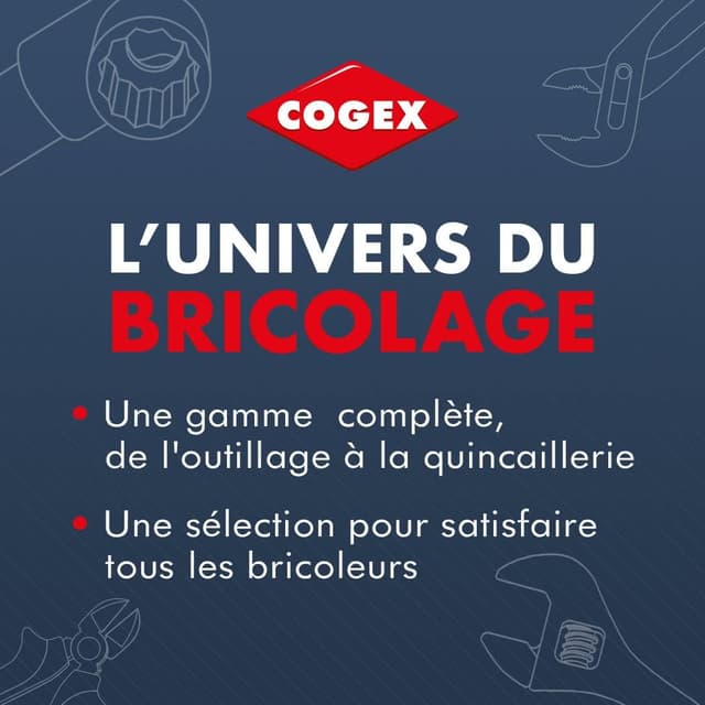 Thumbnail 6 de Cogex 22126 pince à riveter en coffret avec rivets assortis et 4 têtes interchangeables