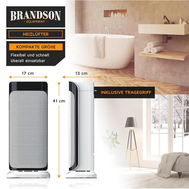 Thumbnail 6 de Brandson Heizlüfter keramisch mit Fernbedienung