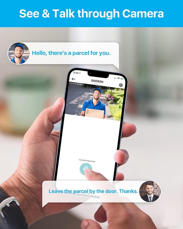 Detalle 2 de ZOSI 8CH 4K 2To PoE NVR 8MP Caméra